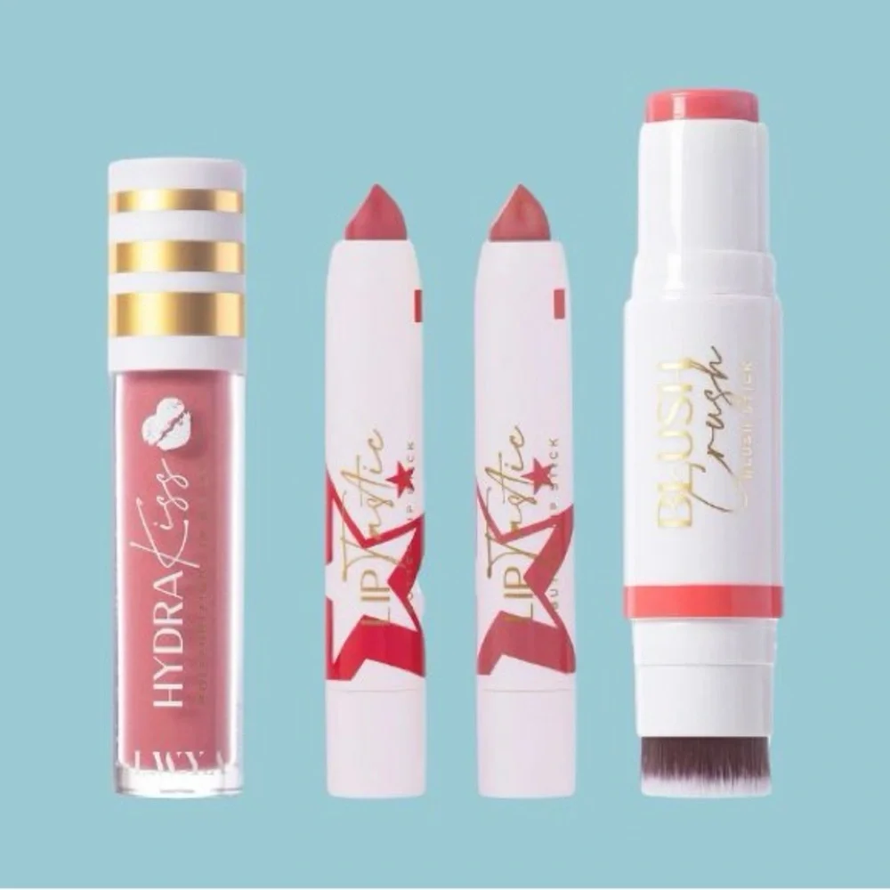 Cheeky Kiss Lip & Cheek 4-Pc Set - Picture 2 of 5
